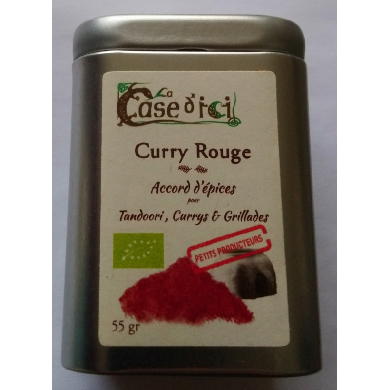 Curry Rouge, Mélange d'épices bio, la Case d'Ici, Langon, Pays de Redon, Ille-et-Vilaine, Bretagne