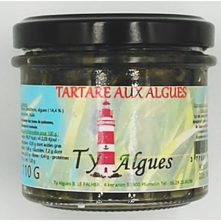 Tartare aux Algues conçu par Ty Algues, Plumelin, Morbihan, Bretagne