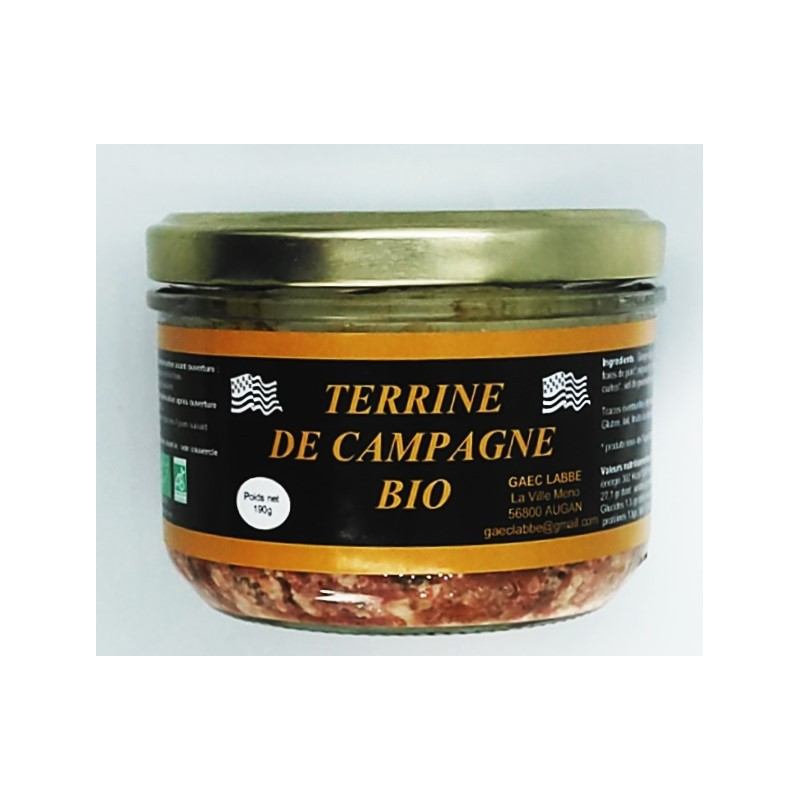 Terrine de Campagne Bio 190g
