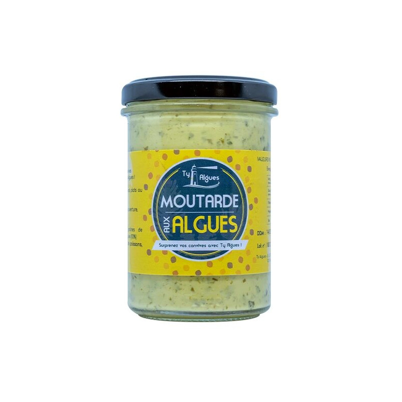 Moutarde aux algues, Ty Algues, Plumelin, Morbihan, Bretagne