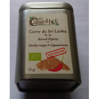 Curry du Sri Lanka, Mélange d'épices bio, la Case d'Ici, Langon, Pays de Redon, Ille-et-Vilaine, Bretagne